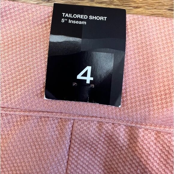 The Limited Tailored Shorts Peach Orange 5’ Inseam NWT Size 4 - Picture 6 of 9